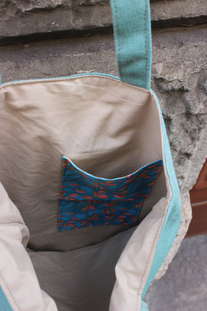Tote bag - giardino astratto