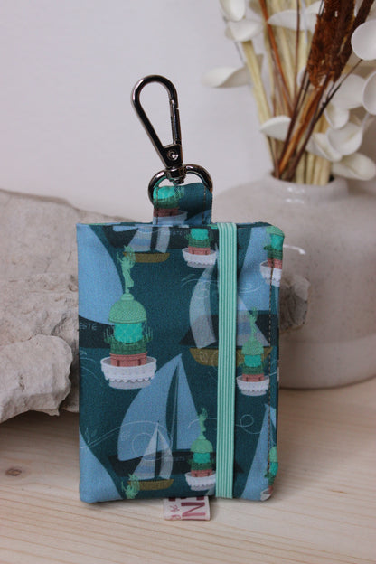 Porta carte con gancio