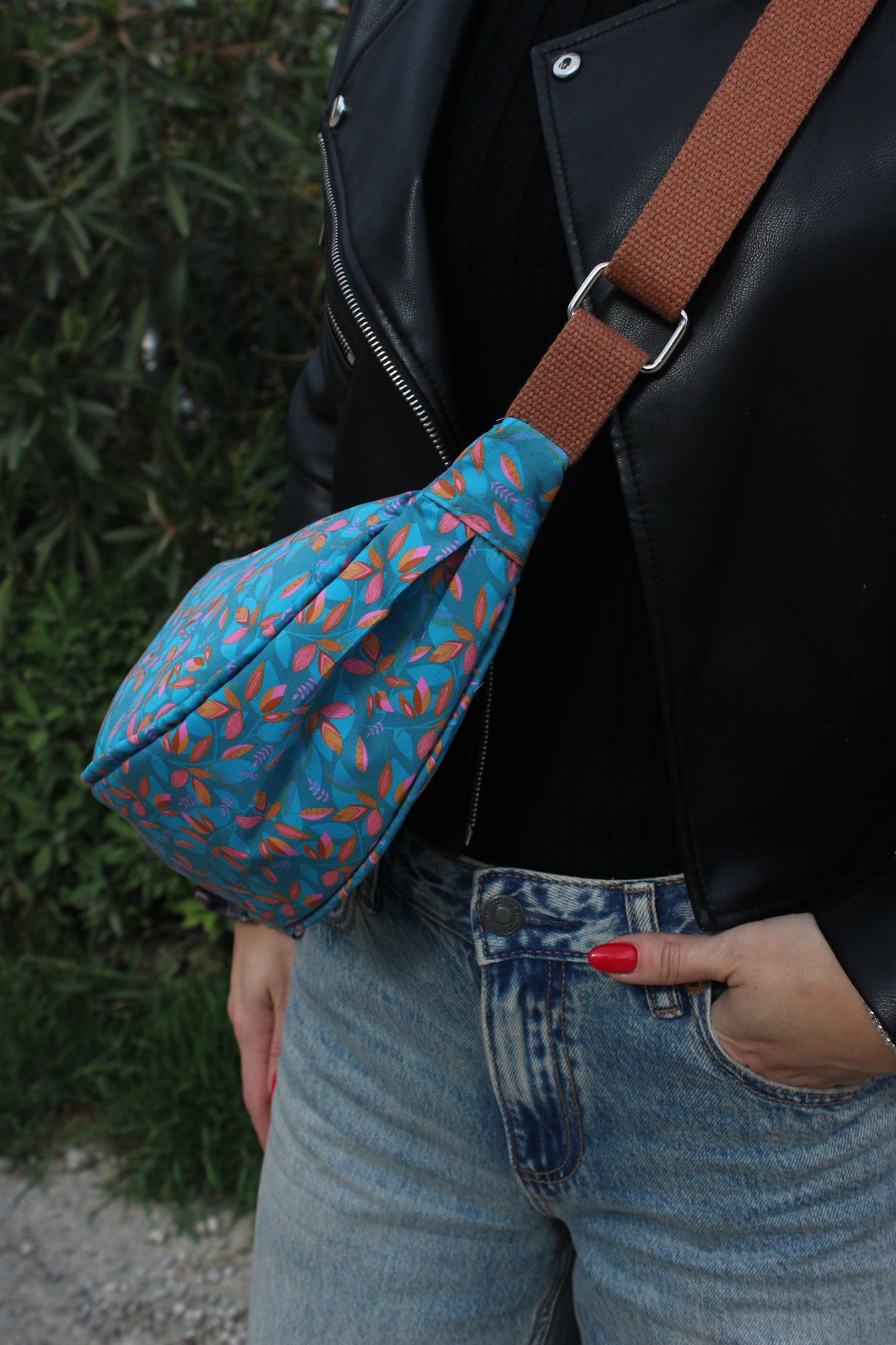 Borsa Selene S - Giardino astratto