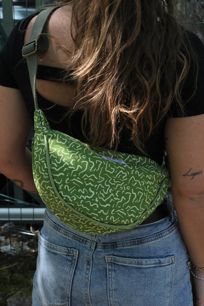 Borsa Selene S - Verde Astratto
