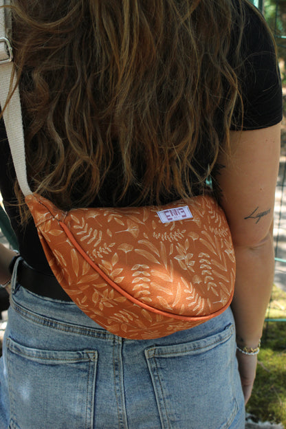 Borsa Selene S - Flora Mattone